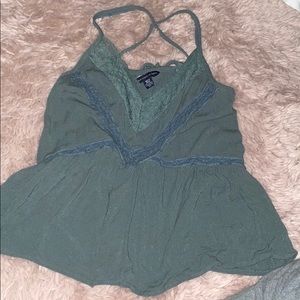 American eagle flowy tank!